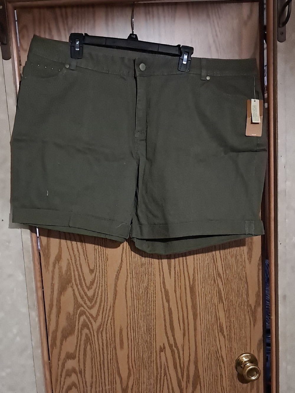 Sonoma Olive Utility Bermuda Shorts